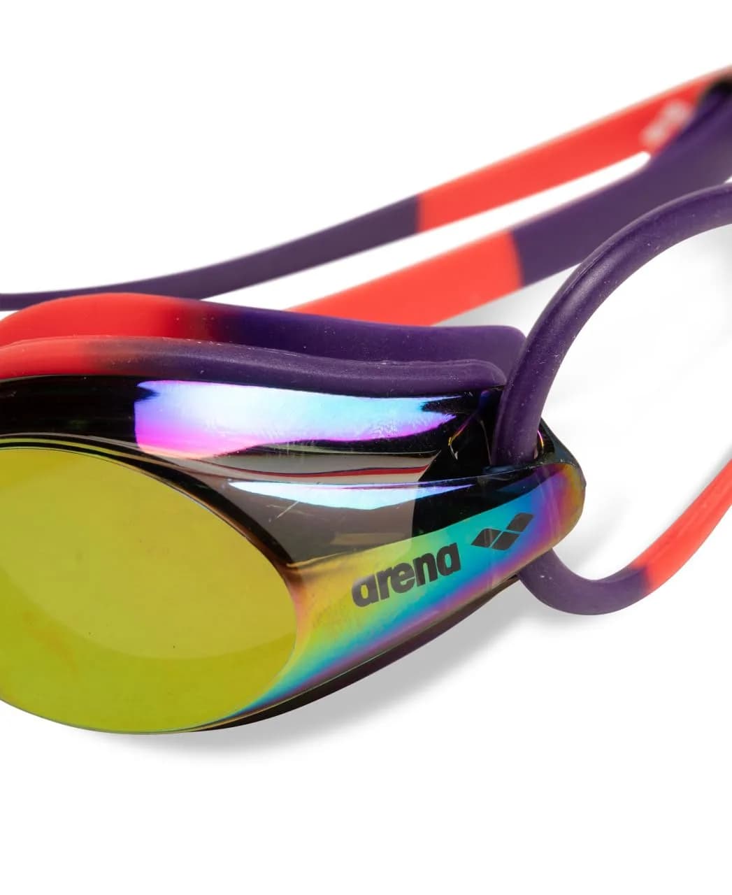 ARENA Tracks Unisex Adult Essential Racing Swim Goggles - Copper/Plum/Bright Coral thumbnail 3