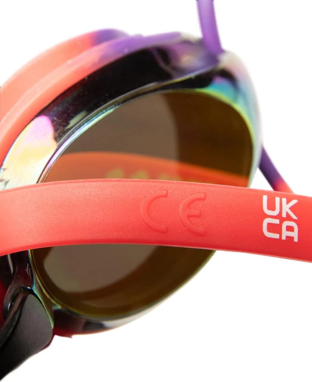 ARENA Tracks Unisex Adult Essential Racing Swim Goggles - Copper/Plum/Bright Coral thumbnail 4