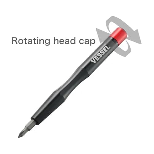 (US Model) VESSEL PRECISION SCREWDRIVER 36PCS BIT SET (English) | Aluminum Alloy Grip, 36 Bits, Taiwan Design thumbnail 4