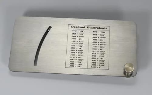 RIVERWELD Pipe Pit Gauge Welding Gage 13mm (1/2") | Precision Stainless Steel Inspection Tool thumbnail 3
