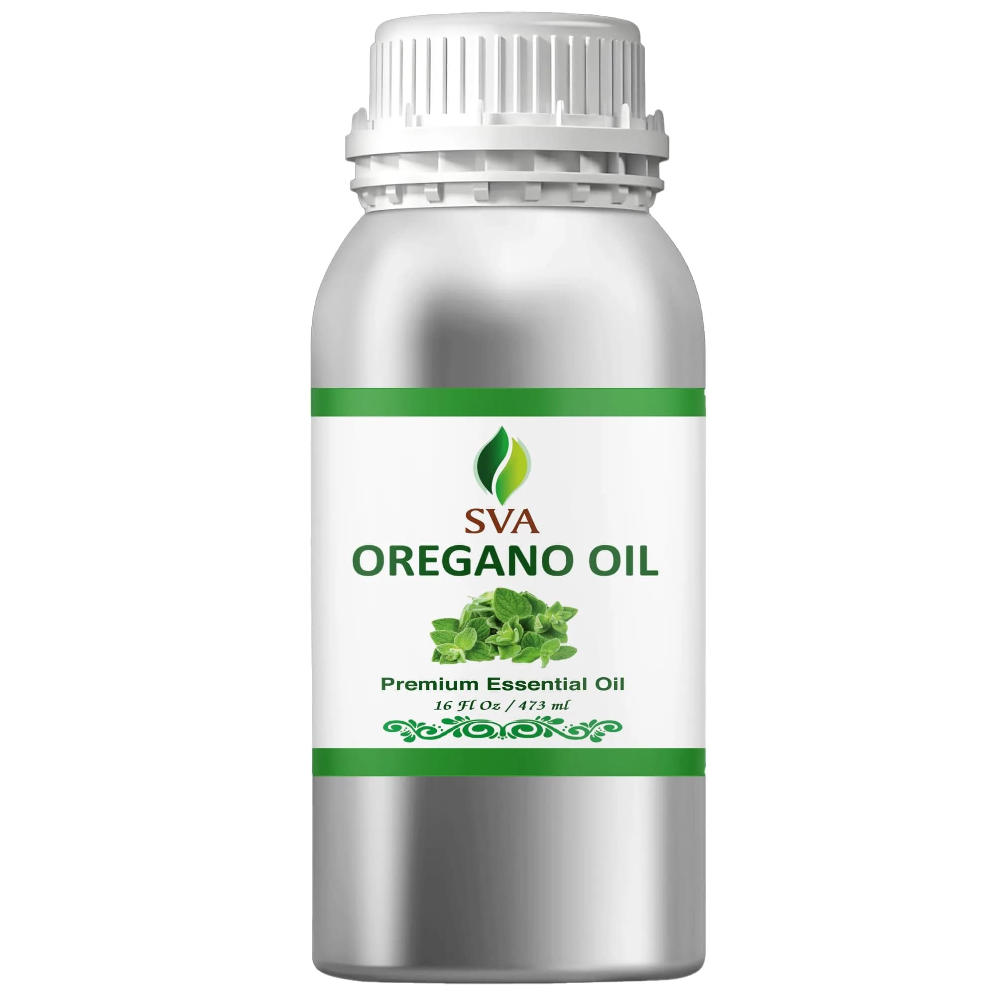 SVA ORGANICS Organic Oregano Essential Oil - 16 Fl Oz (473 ml) Large Bottle - main product image