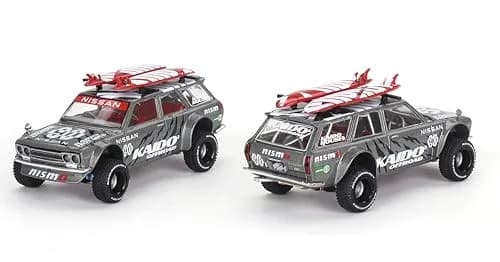 Mini GT Models Datsun Kaido 510 Wagon 4x4 Offroad V1 1/64 Scale Diecast Model Car | Authentic JDM Style Collector's Item thumbnail 1