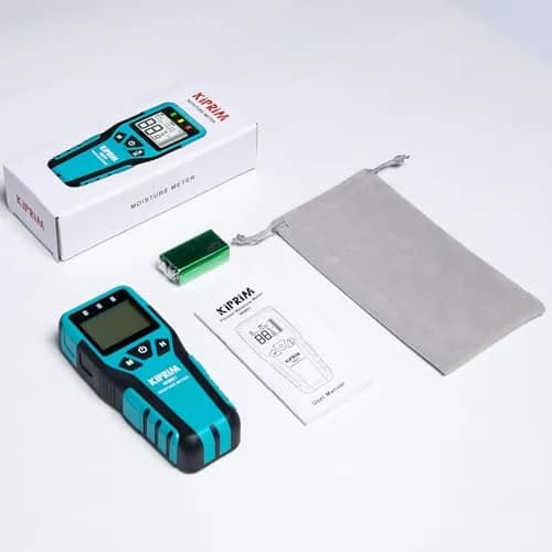 Kiprim WM01 Pinless Moisture Tester for Wood, Walls & Masonry | 40mm Depth Detection thumbnail 9