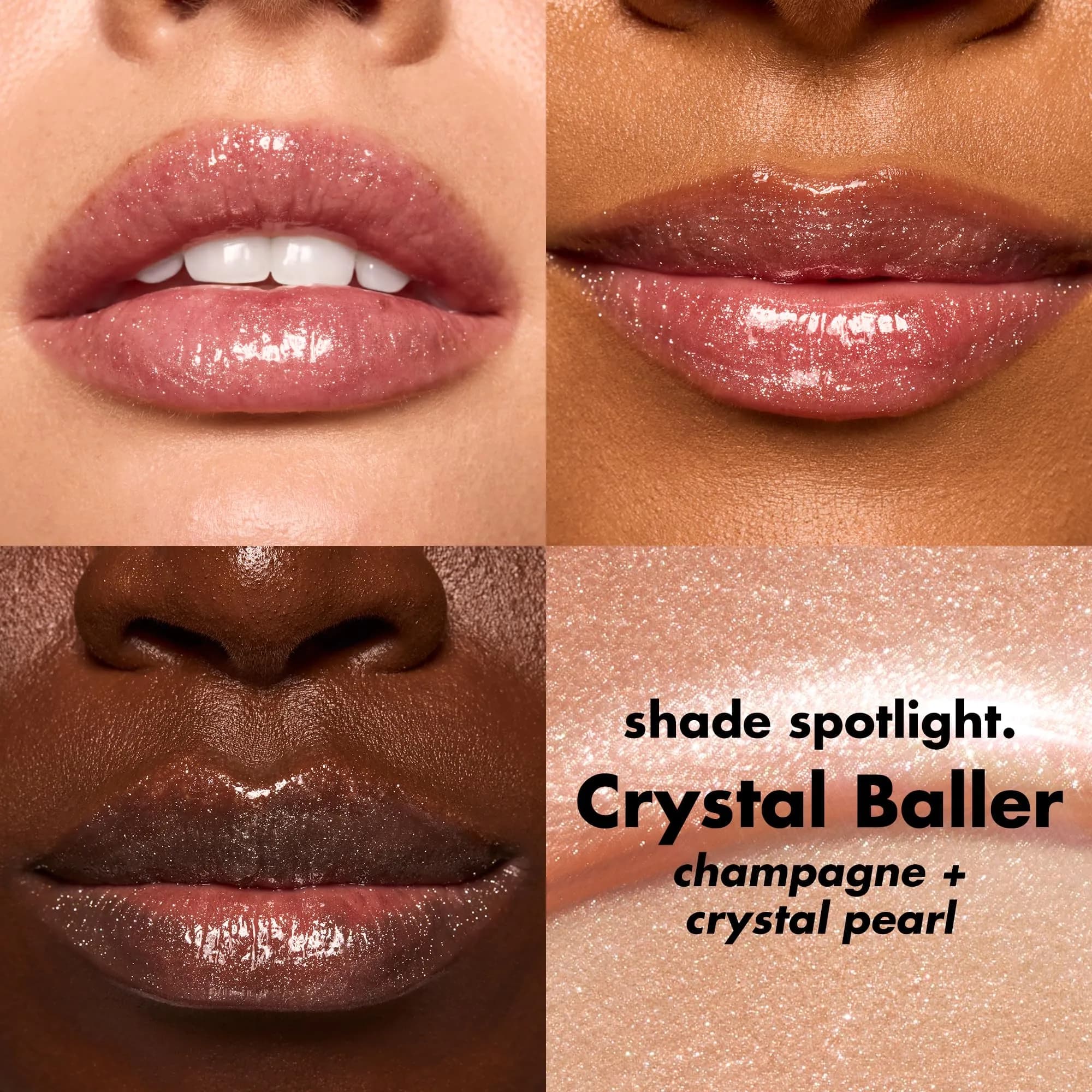 e.l.f. Glow Reviver Lip Oil Crystal Baller | Hydrating Glossy Sheer Pop of Color - view 2