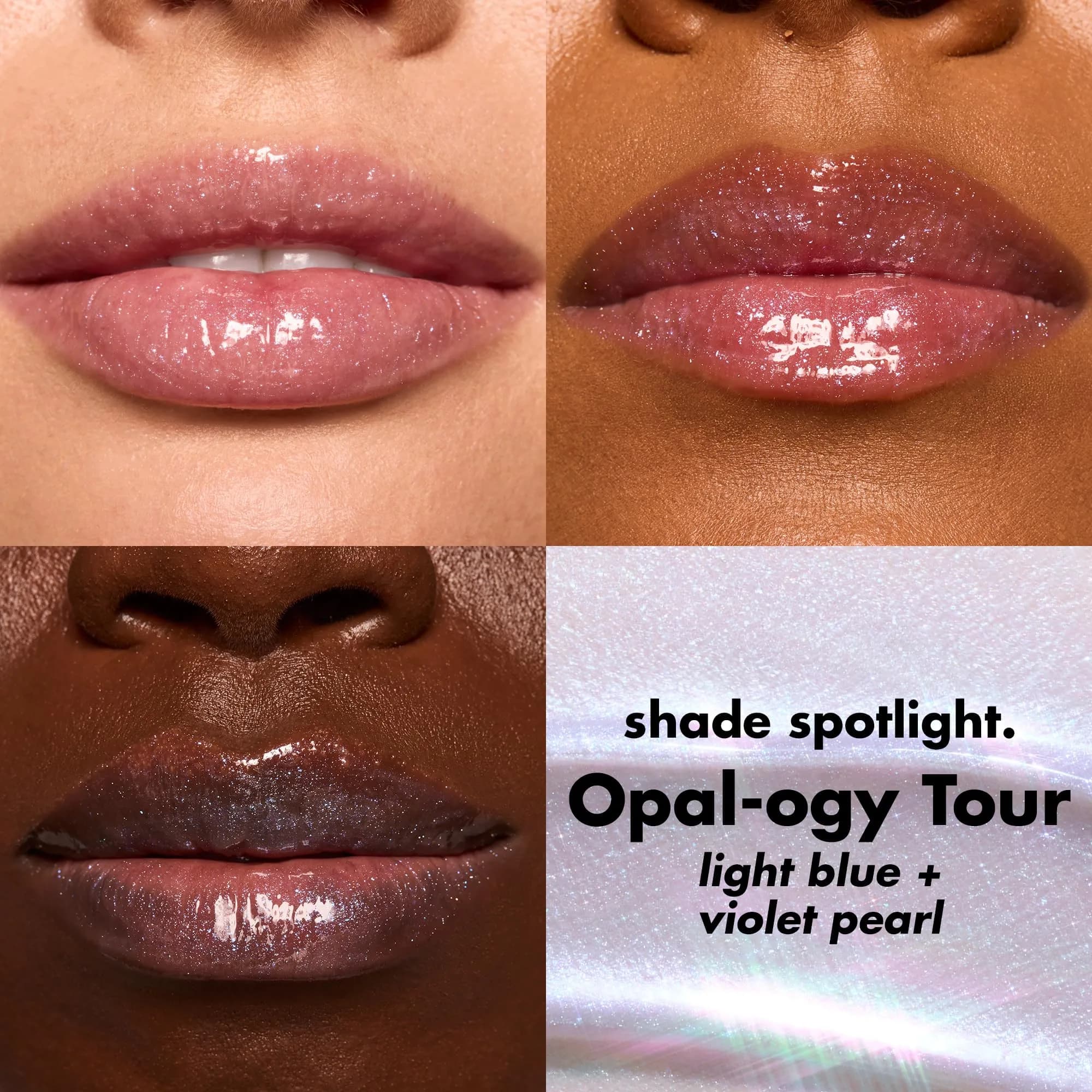 e.l.f. Glow Reviver Lip Oil Opal-ogy Tour 7.4ml (0.25 Fl Oz) | Hydrating Glossy Tint - view 2