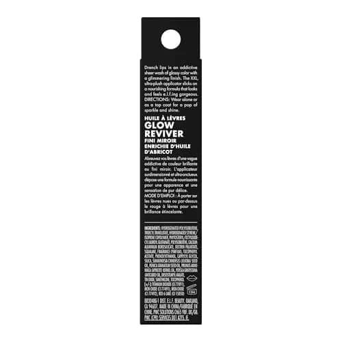 e.l.f. Glow Reviver Lip Oil Candy Coded | Hydrating Glossy Tint with XXL Applicator thumbnail 7