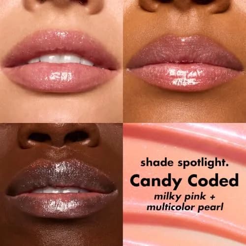 e.l.f. Glow Reviver Lip Oil Candy Coded | Hydrating Glossy Tint with XXL Applicator thumbnail 2
