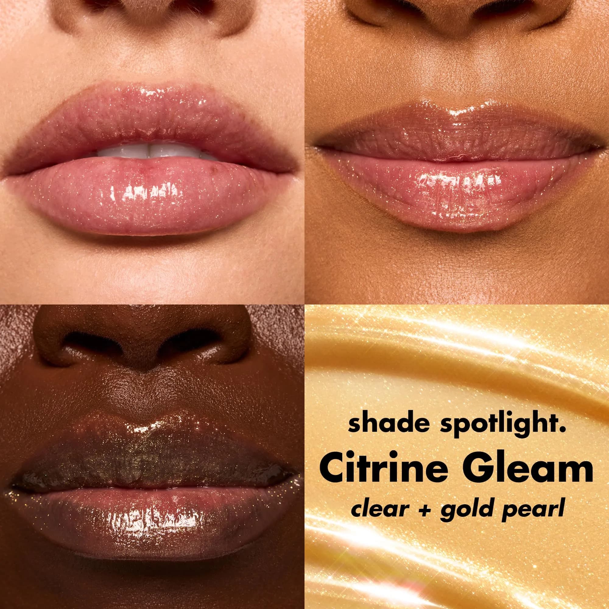 e.l.f. Glow Reviver Lip Oil Citrine Gleam 7.4ml (0.25 Fl Oz) | Hydrating Sheer Shine for Everyday Wear - view 2