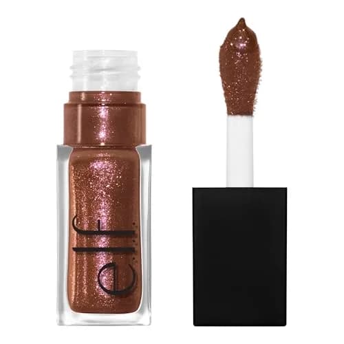 e.l.f. Glow Reviver Lip Oil Chocoluxe 7.4ml (0.25 Fl Oz) | Hydrating Sheer Shine for Everyday Wear thumbnail 1