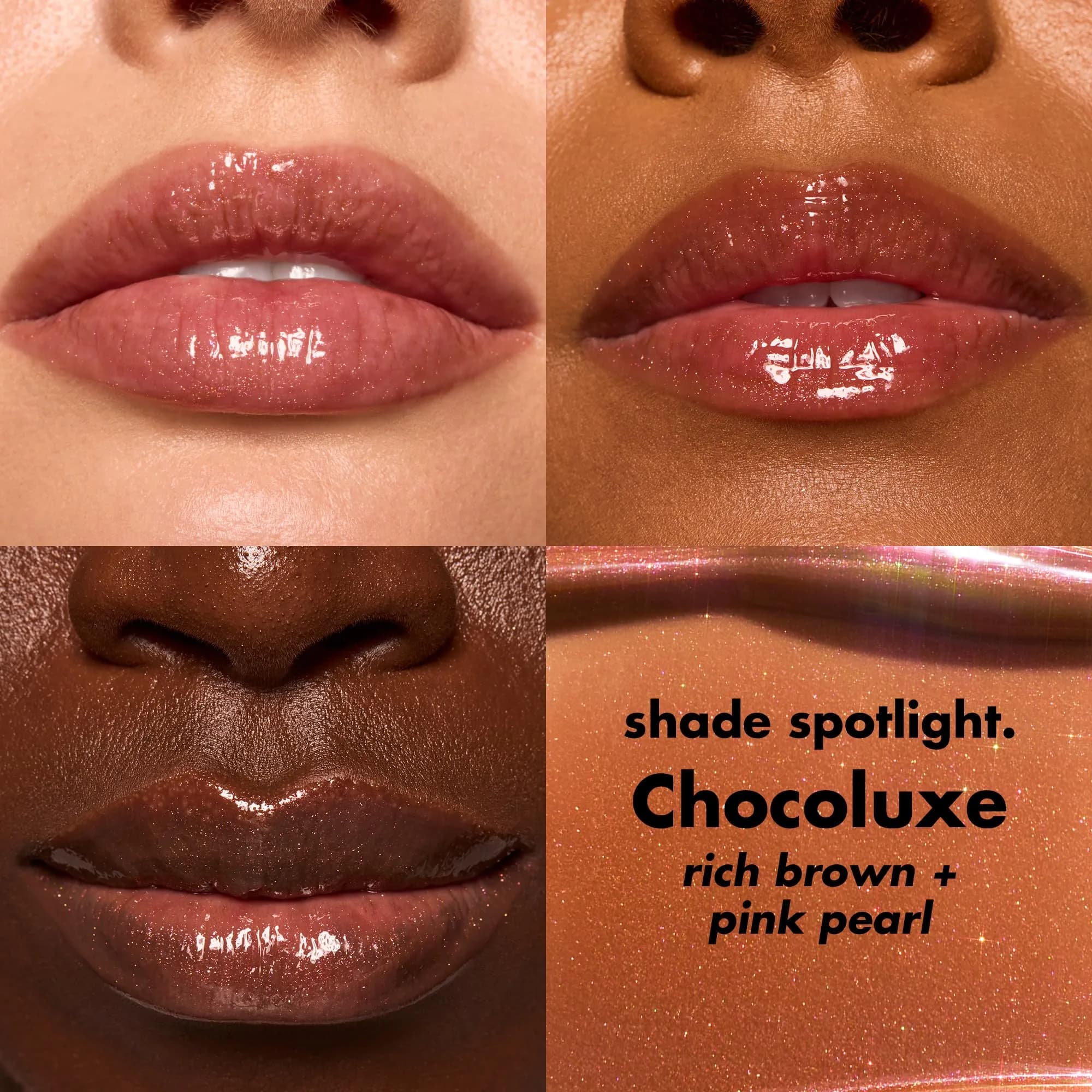 e.l.f. Glow Reviver Lip Oil Chocoluxe 7.4ml (0.25 Fl Oz) | Hydrating Sheer Shine for Everyday Wear - view 2