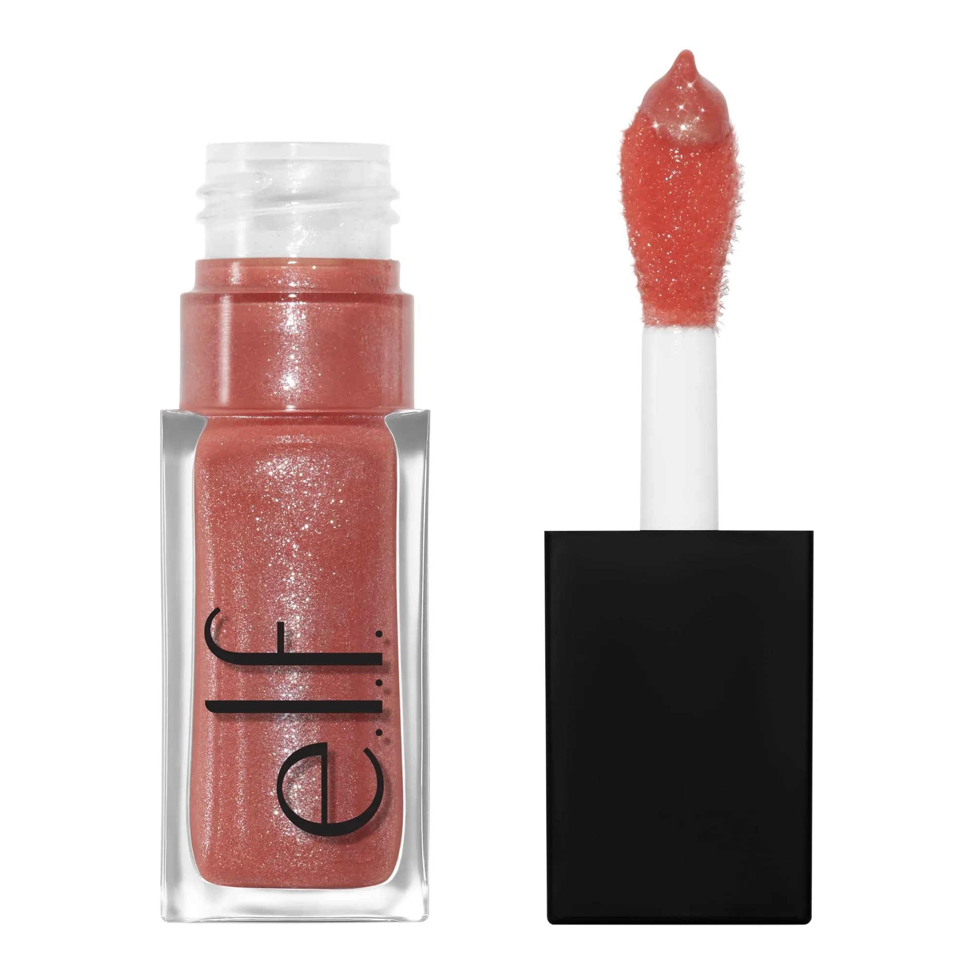 e.l.f. Glow Reviver Lip Oil, Princess Cut | Hydrating Glossy Tint with XXL Applicator - main product image