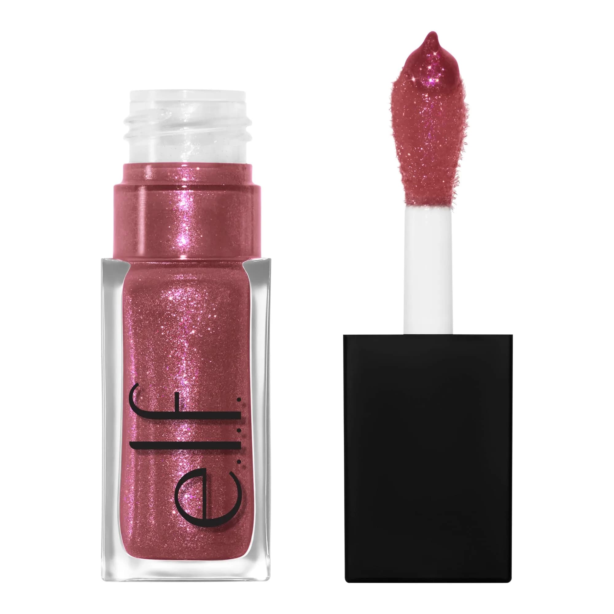 e.l.f. Glow Reviver Lip Oil Chocoluxe 7.4ml (0.25 Fl Oz) | Hydrating Sheer Shine for Everyday Wear — Divine Wine / 0.25 Fl Oz