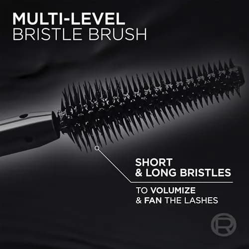 L'Oreal Paris Voluminous Panorama Mascara 0.33 Fl Oz | Longwear, Smudge-Resistant, All Night Black thumbnail 5