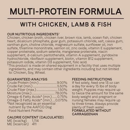 CANIDAE All Life Stages Wet Dog Food, Multi-Protein, 13 oz, 6 Pack | Complete Nutrition for All Breeds & Sizes thumbnail 6