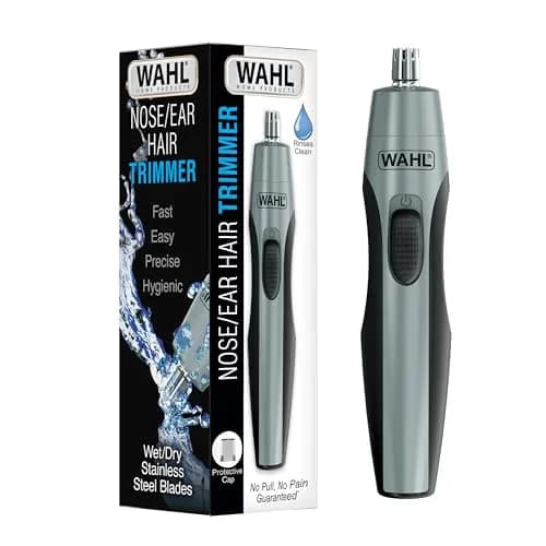 Wahl Nose & Ear Hair Trimmer for Men | Precise, Pain-Free, Cordless, Rinseable Head (Pack of 1) thumbnail 1