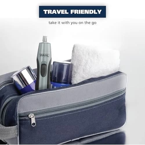 Wahl Nose & Ear Hair Trimmer for Men | Precise, Pain-Free, Cordless, Rinseable Head (Pack of 1) thumbnail 8