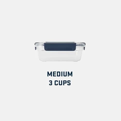 YETI Food Storage Container Medium Navy | Airtight, Leak-Proof, BPA-Free Plastic, 1.9L (7.4" L x 5.1" W x 3" H) thumbnail 6