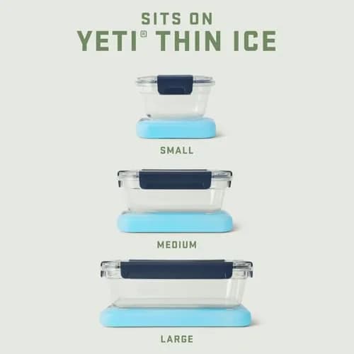 YETI Food Storage Container Medium Navy | Airtight, Leak-Proof, BPA-Free Plastic, 1.9L (7.4" L x 5.1" W x 3" H) thumbnail 7