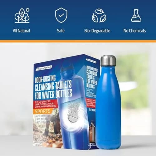 CleanHike Water Bottle Cleaning Tablets 36 Count | Effervescent Formula for Tumblers & Stainless Steel thumbnail 4