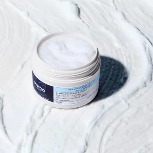 PHYTO Scalp Solutions Purifying Scrub - Exfoliating Sea Salt & Eucalyptus Deep Cleanse - Removes Buildup, Silicone & Sulfate-Free - For Oily Scalp - 7.05 oz thumbnail 4