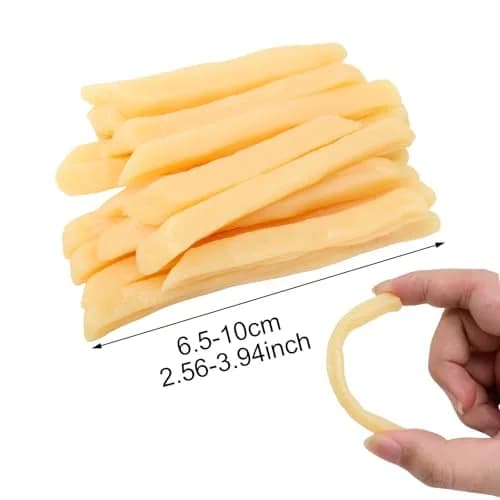 Honbay Artificial French Fries 20pcs | Realistic Fake Food Model for Decor & Photography thumbnail 2