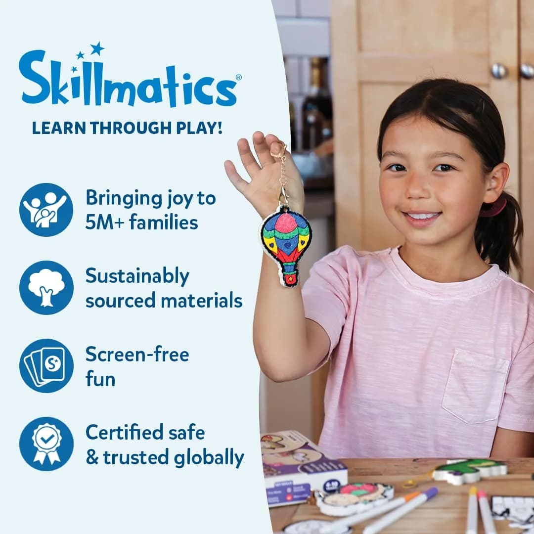 Skillmatics Poke-in Art Rose Bouquet Wood Craft Kit | Mess-Free DIY Activity for Kids Ages 4-9 - view 9