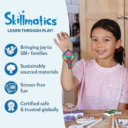 Skillmatics Poke-in Art Rose Bouquet Wood Craft Kit | Mess-Free DIY Activity for Kids Ages 4-9 thumbnail 9