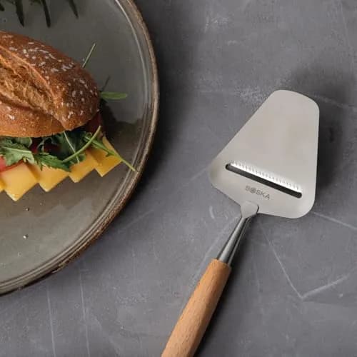 BOSKA Amigo Cheese Slicer with Beech Wood Handle & Stainless Steel Blade | 25.5 cm (9.84 inches) thumbnail 2
