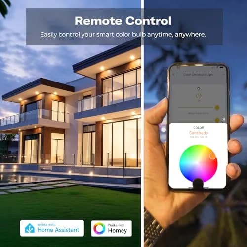 THIRDREALITY Zigbee Smart Color Bulb ZL1 A19 RGBCW LED 800 Lumens (4-Pack) | Tunable White 2700K-6500K thumbnail 3