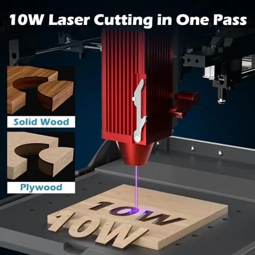 Genmitsu Kiosk 10W Laser Engraver & Cutter with Enclosure | 100x100mm Work Area, 12000mm/min Speed, 0.01mm Precision thumbnail 2