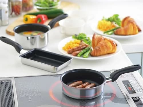 タマハシ(Tamahashi) Petit Cook PC-14F IH Compatible Frying Pan 14cm | Double-Walled Aluminum with Fluorine Coating thumbnail 2