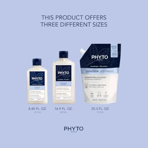 PHYTO Softness Gentle Shampoo 16.9 Fl Oz | Prebiotic & Scalp-Respecting Daily Cleanser thumbnail 5