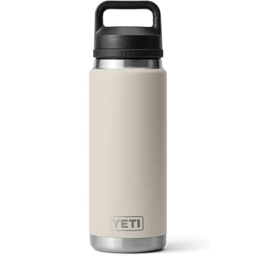 YETI Rambler 26 oz Bottle with Chug Cap in Cape Taupe - Stainless Steel, Vacuum Insulated thumbnail 1