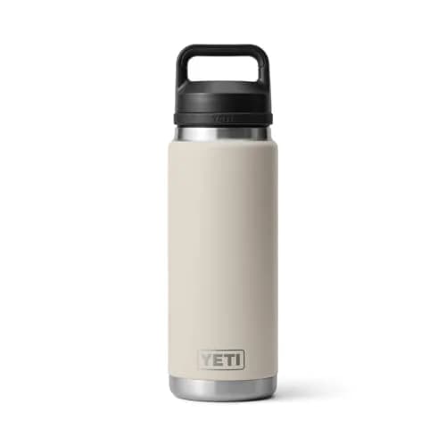 YETI Rambler 26 oz Bottle with Chug Cap in Cape Taupe - Stainless Steel, Vacuum Insulated thumbnail 3