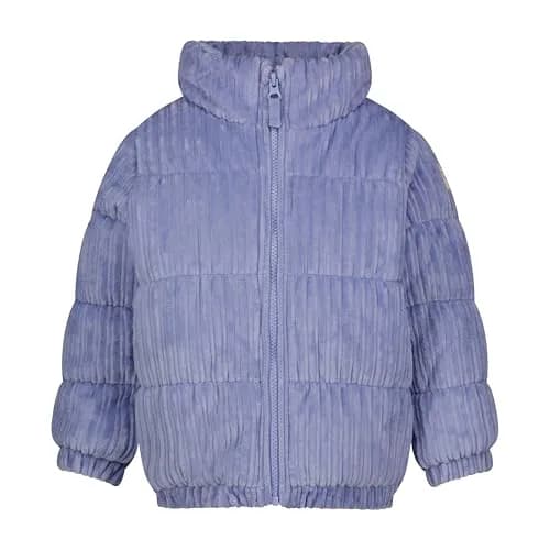 OSHKOSH B'GOSH Girls' Heavyweight Velboa Cordury Puffer Jacket, Lavender, 4T | Warm & Stylish Winter Coat thumbnail 1