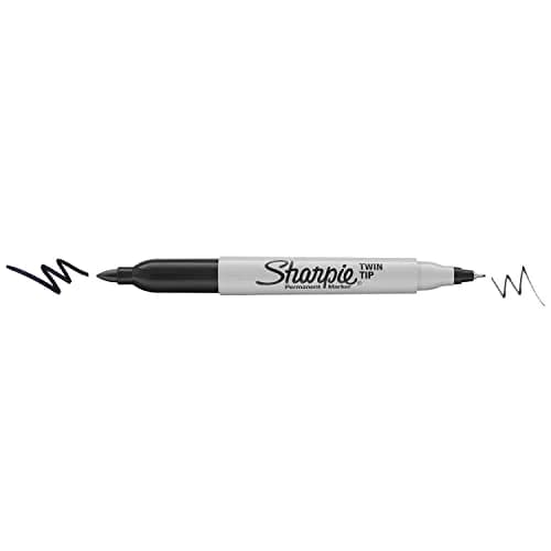 Sharpie Twin Tip Permanent Markers, Fine and Ultra Fine, Assorted Colors, 8 Count (Pack of 2) | Fade & Water-Resistant Ink thumbnail 4