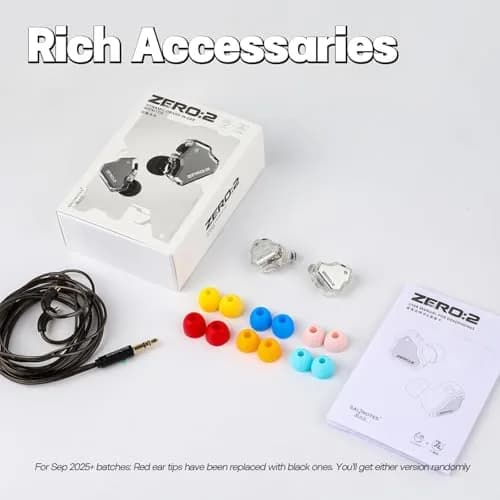 Linsoul 7Hz x Crinacle Zero:2 Wired In-Ear Monitor Earphones 1.25m (4.1ft) | Updated 10mm Dynamic Driver IEM thumbnail 7