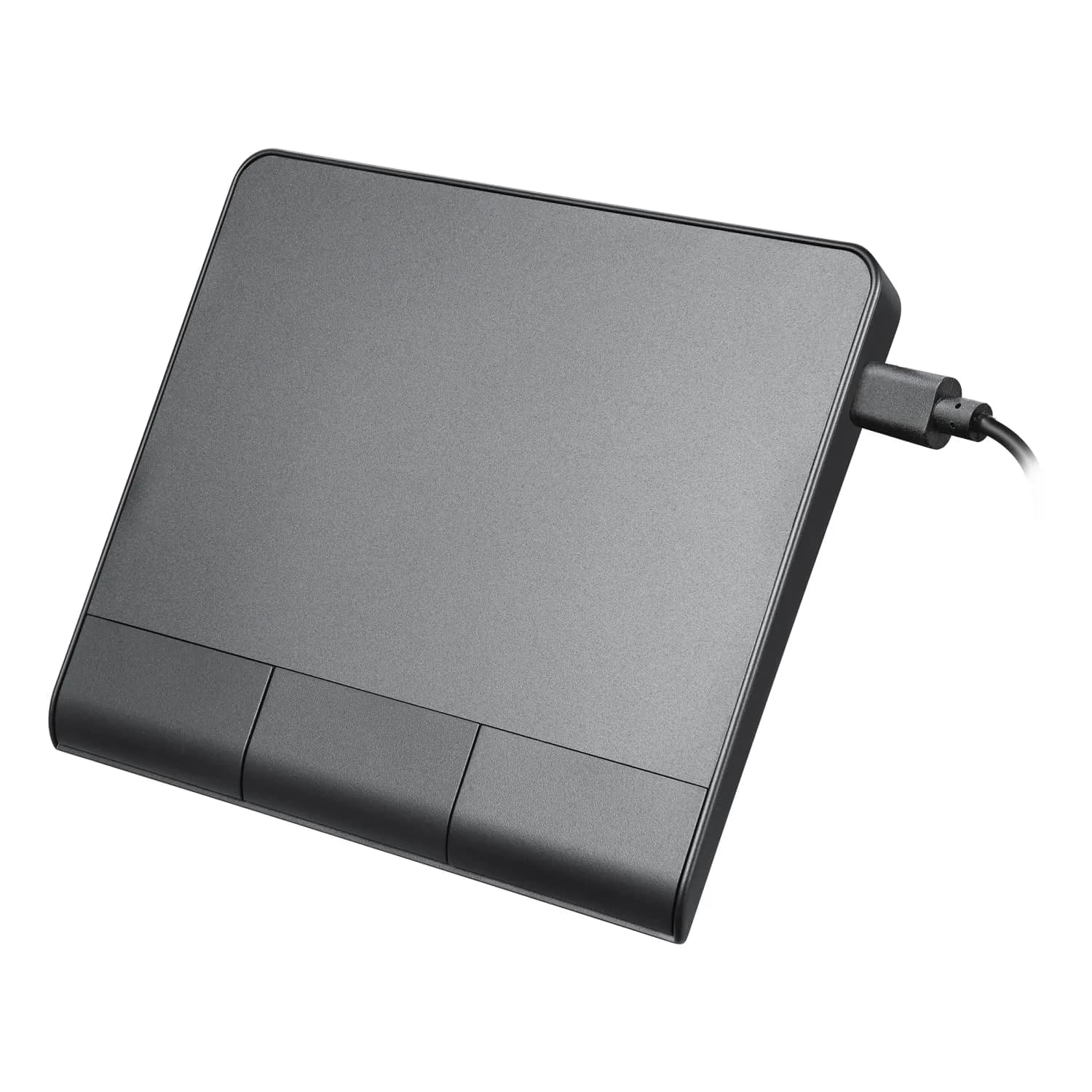 Perixx PERIPAD-506 Wired USB Touchpad – Slim Detachable Design for Desktop & Laptop – 5.31x4.57x0.55 Inches – Black — black