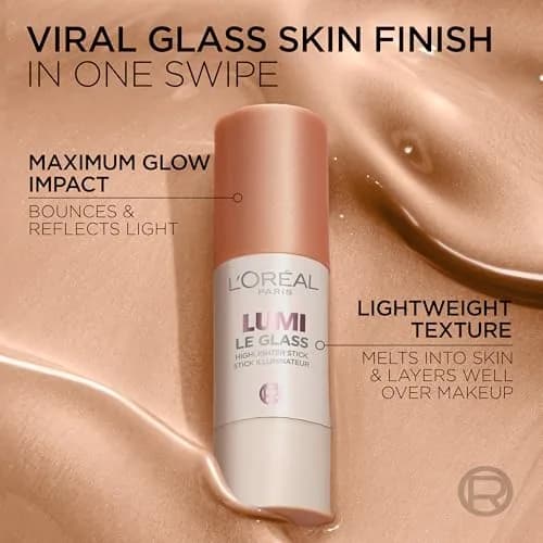 L'Oreal Paris True Match Lumi Le Glass Highlighter Stick 0.17 Oz | Reflective, Translucent, Glassy Glow thumbnail 6