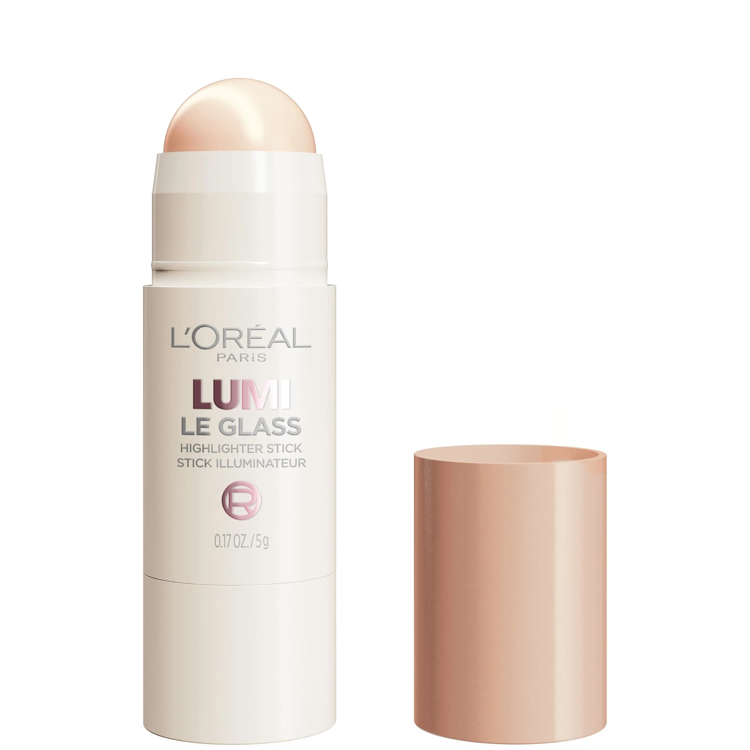L'Oreal Paris True Match Lumi Le Glass Highlighter Stick 0.17 Oz | Reflective, Translucent, Glassy Glow — Glassy Pearl Eclat