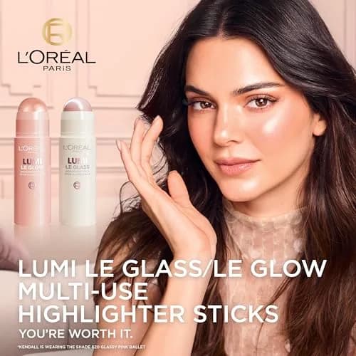 L'Oreal Paris True Match Lumi Le Glass Highlighter Stick 0.17 Oz | Reflective, Translucent, Glassy Glow thumbnail 4