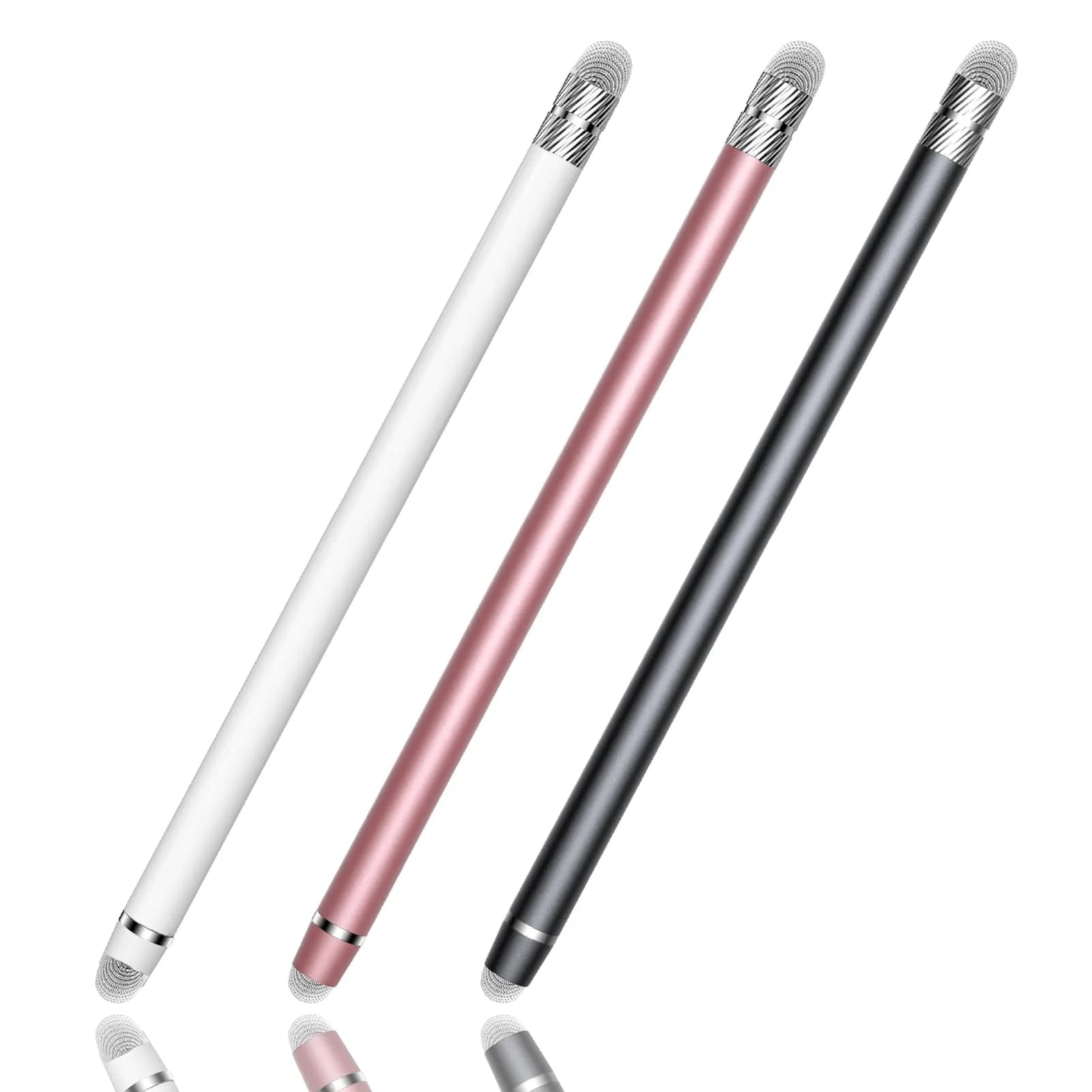 YITIAOXIAOYU 5 Pack Stylus Pen for Touchscreen Dual Fiber Tips | Precise, Durable, No Charging Needed - main product image