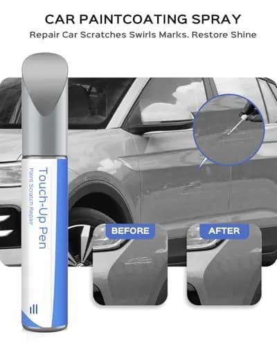 PARTS4EV LB7S/D5/K2 Pyrite Silver Metallic Touch Up Paint 12ml (0.41 Fl Oz) | Exact Match for Volkswagen Chips & Nicks thumbnail 2