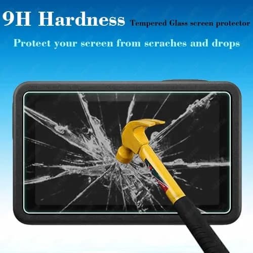 ULBTER Screen Protector for DJI OSMO Action 5 Pro + Lens Cap Cover | 9H Tempered Glass, Bubble-Free, HD Clarity thumbnail 6