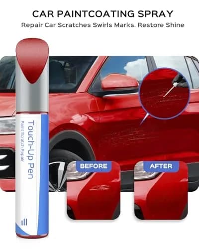 PARTS4EV Tornado Red Touch Up Paint 12ml (0.41 Fl Oz) | Exact Match for Volkswagen Chips & Nicks thumbnail 2