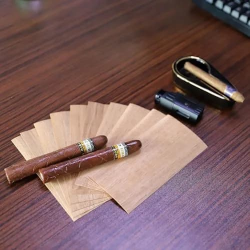Woho Spanish Cedar Sheets for Humidors, 36 Count (6.25" x 3" x 0.02") | Natural Wood Veneer for Cigar Storage and Aging thumbnail 5