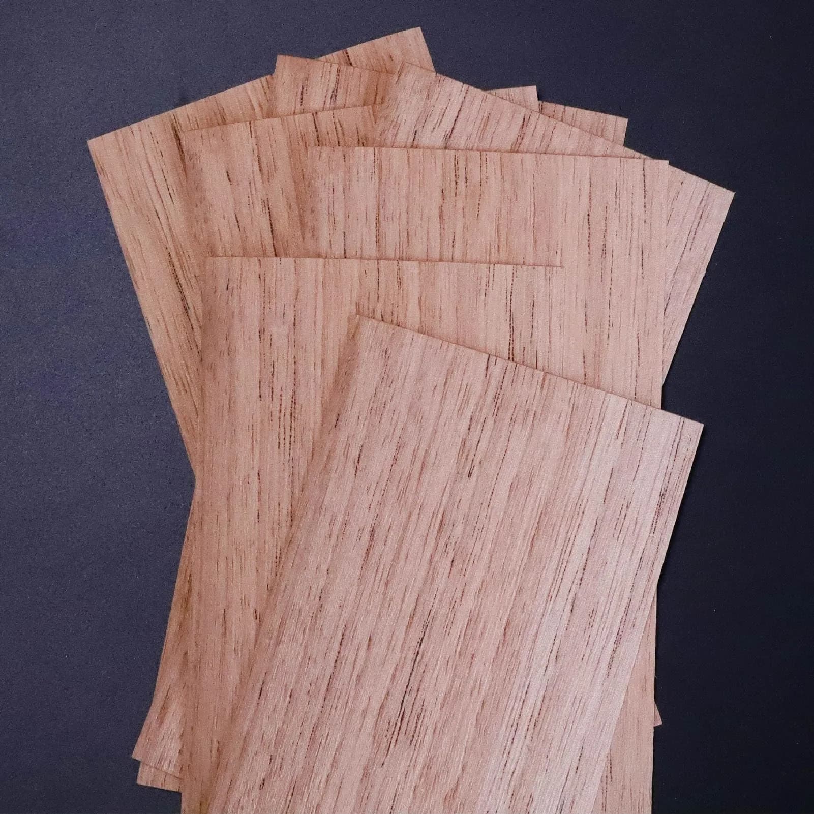 Woho Spanish Cedar Sheets for Humidors, 36 Count (6.25" x 3" x 0.02") | Natural Wood Veneer for Cigar Storage and Aging - view 6
