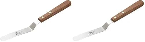 Ateco Offset Spatula 4.5-Inch Stainless Steel Blade, Wood Handle | Offset, Flexible, Professional thumbnail 1