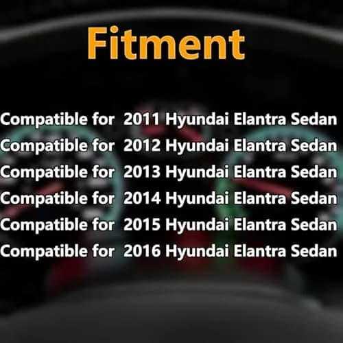 Cheriezing Chrome Exterior Door Handle Set of 4 | Compatible with Hyundai Elantra 2011-2016 thumbnail 3