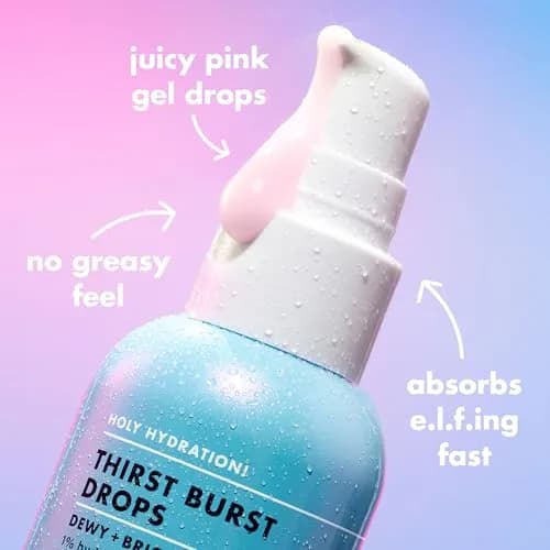e.l.f. SKIN Holy Hydration! Thirst Burst Drops Face Serum 30ml | Hydrating, Brightening & Vegan thumbnail 5